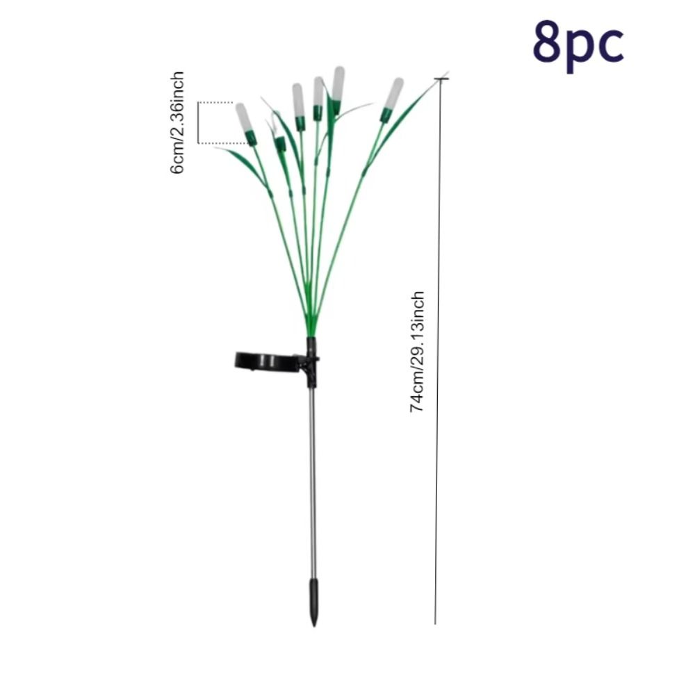Energy Saving Solar Garden Lights Waterproof Design Solar Reed Lights  Garden Decor