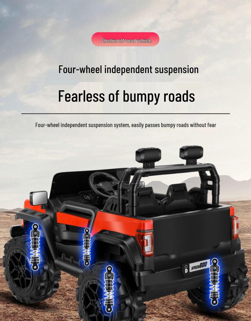 Premium Electric Off-Road Toy Car for Kids & Adults with Remote Control, Four-Wheel Design