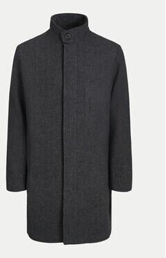 Пальто Jack & Jones Jprblawilson Wool Coat Sn (12259449) черный структура