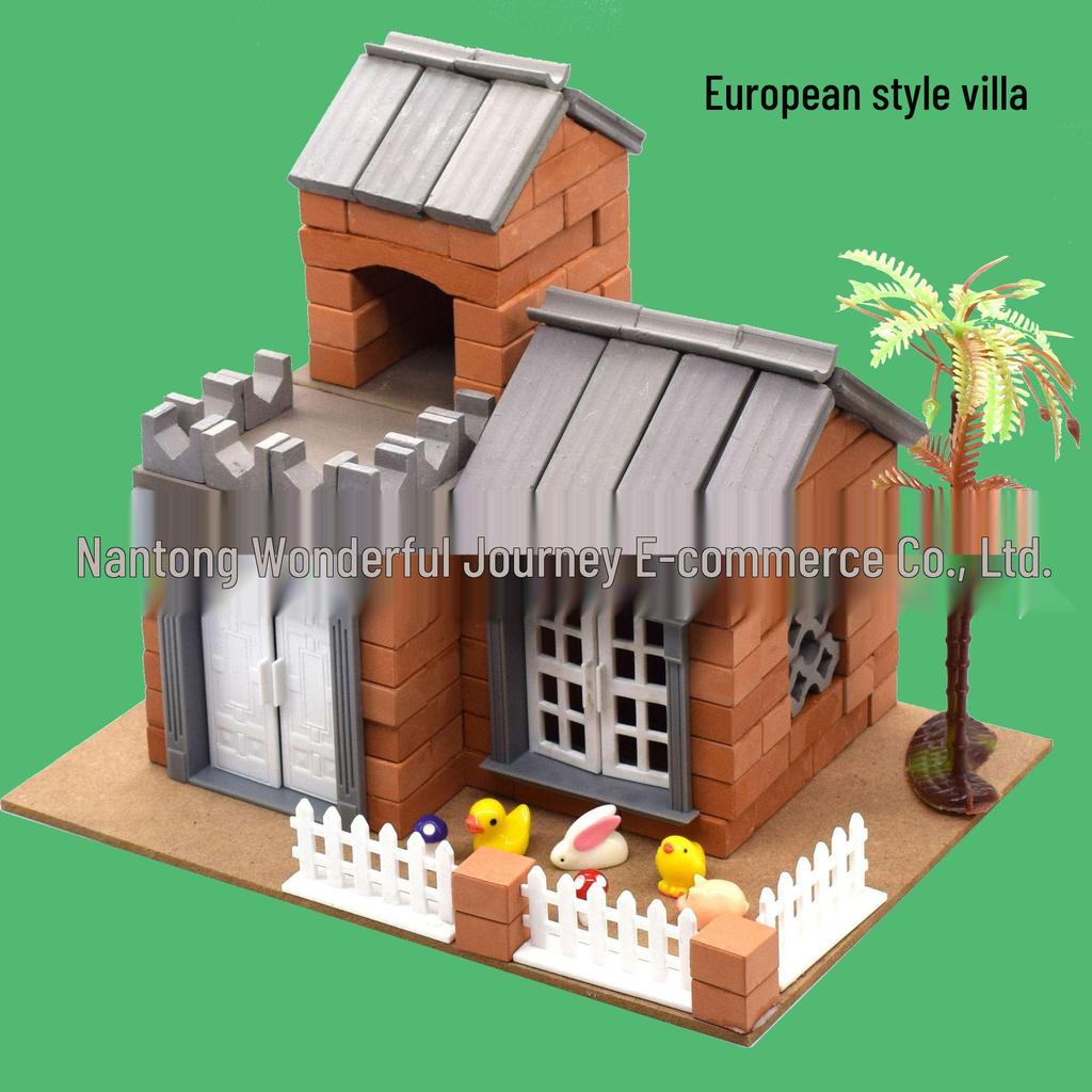 Little Bricklayer DIY Cement House Building Blocks - Educational Toy for Children