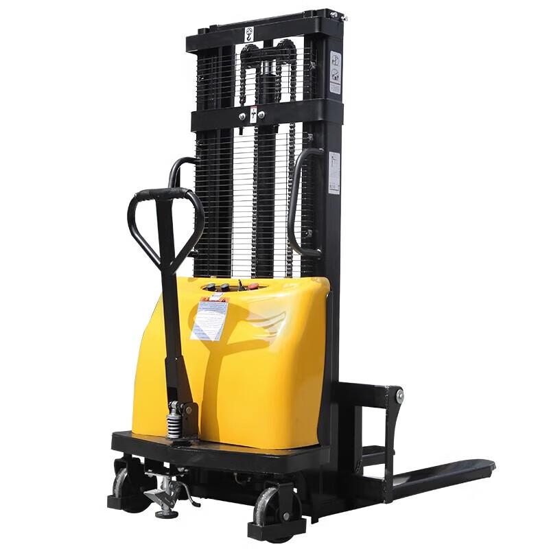 Nuoshuer Semi-Electric Pallet Stacker 1-Ton 2.5m Lift CN plug (adapter included)