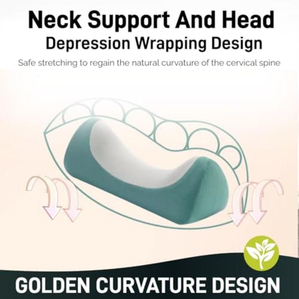 Multi-Purpose Neck Support Pillow Memory Foam Sleeping Pillow  For Neck, Back and Lumbar Support