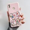 For Huawei Honor 8X Case Honor8X JSN-L22 JSN-L21 Bear Phone Case Soft TPU Cover Funda For Honor 8C BKK-L21 BKK-LX1 Honor8C Capa