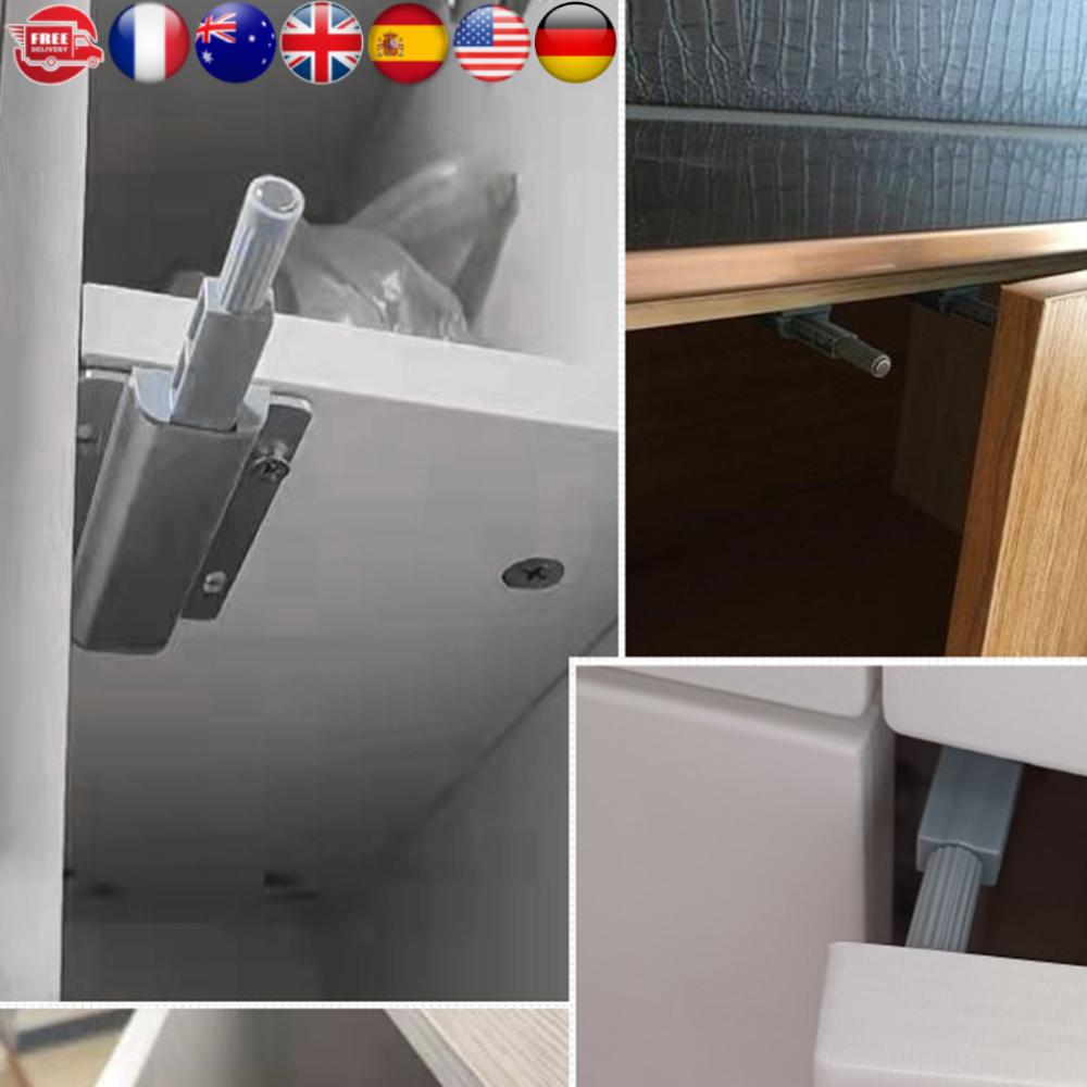 

10 Pcs Touch Damper Buffer Stainless Steel Damper Buffer Soft Quiet Close Closer Door Stopper Cabinet Catches for Cabinet Doors United States