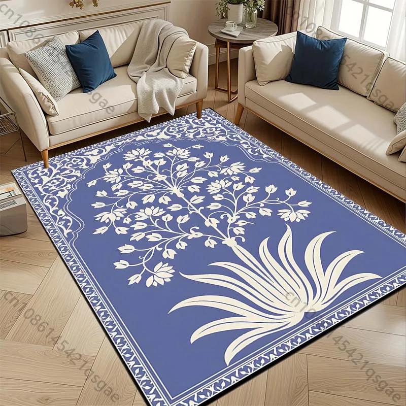Multi Sizes Islamic Style Printed Carpets for Bedrooms Living Rooms Sofa Mat Creative Door Mat Area Rugged Home Decor Large Size
