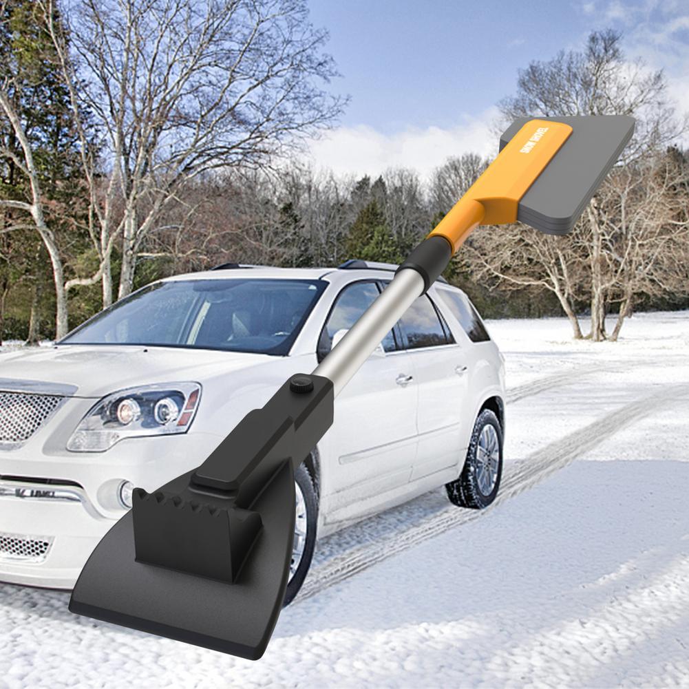 Ice Scraper Snow Shovel Ice Scraper Car Cleaning Tool Extendable Auto Windshield Snow Shovel For Cars Truck Windshield Windows