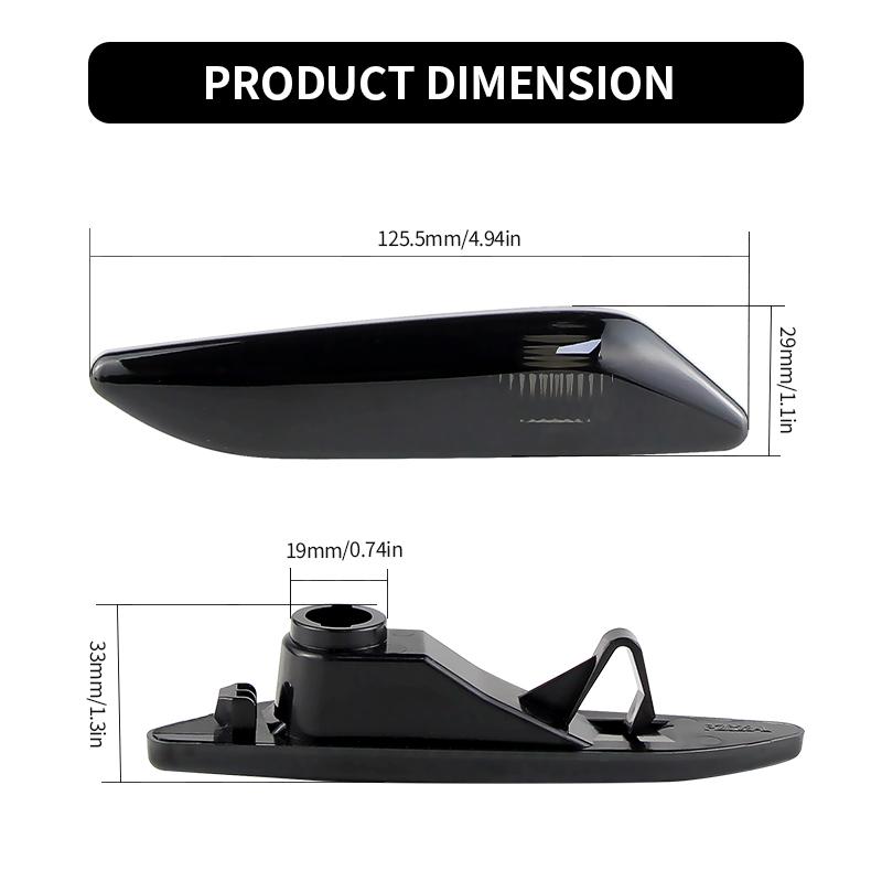 2Pc Turn Sign Side Marker Light Cover Housing Shell For Alfa Romeo 147 156 Fiat Egea Tipo Lancia Delta Ypsilon 3 Car Accessories