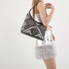 Polyester Ethnic Style Shoulder Bag Magnetic Snap Embroidery Handbag Fashion Canvas Tote Bag  Women