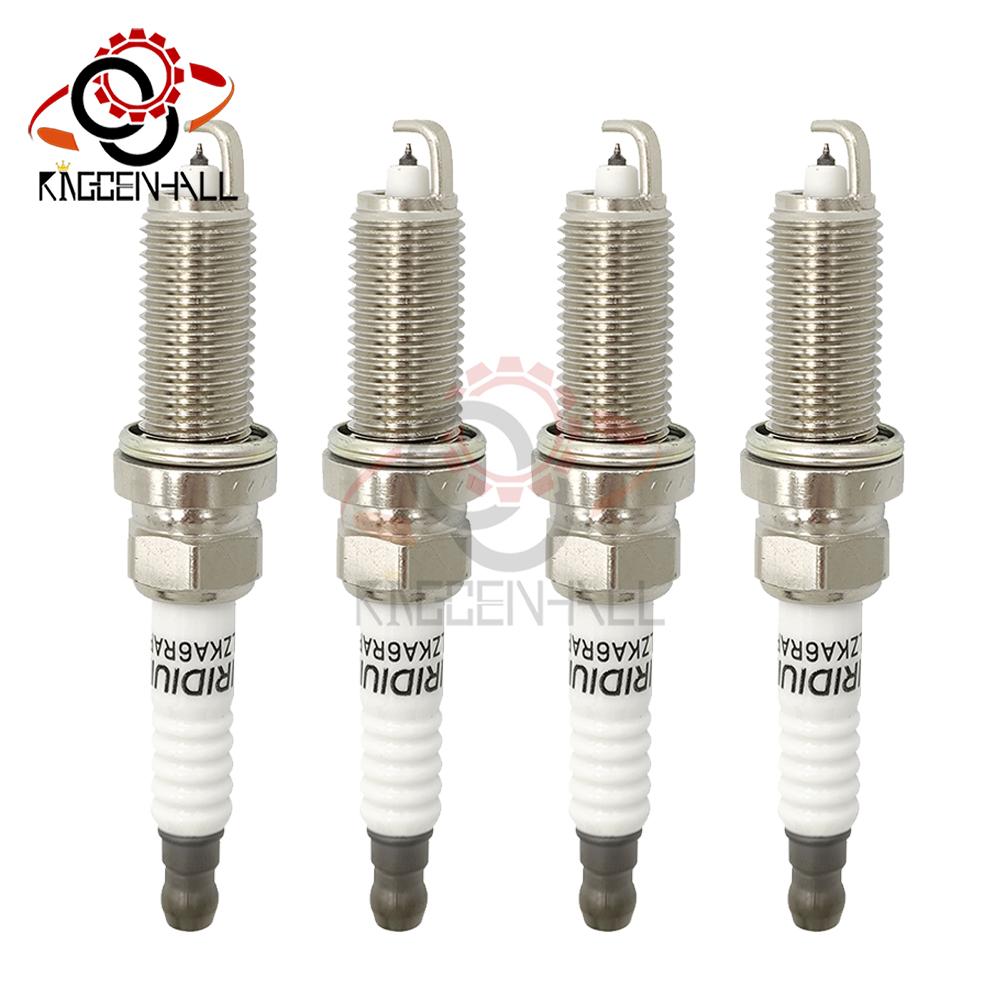 4/6/8pcs High Quality LZKAR6AP-11 22401-ED815 Iridium New Spark Plug Candles For Nissan March Tiida X-Trail Cube 22401ED815