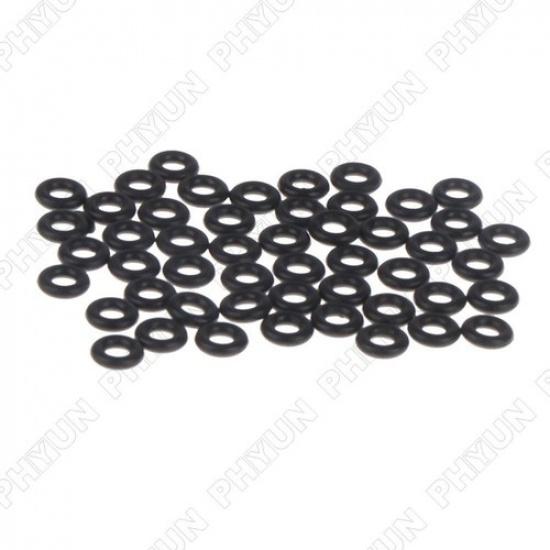 100pcs For BMW Ford Fuel Injector Repair Seal Ring Kit Rubber 7.52*3.53*14.58mm