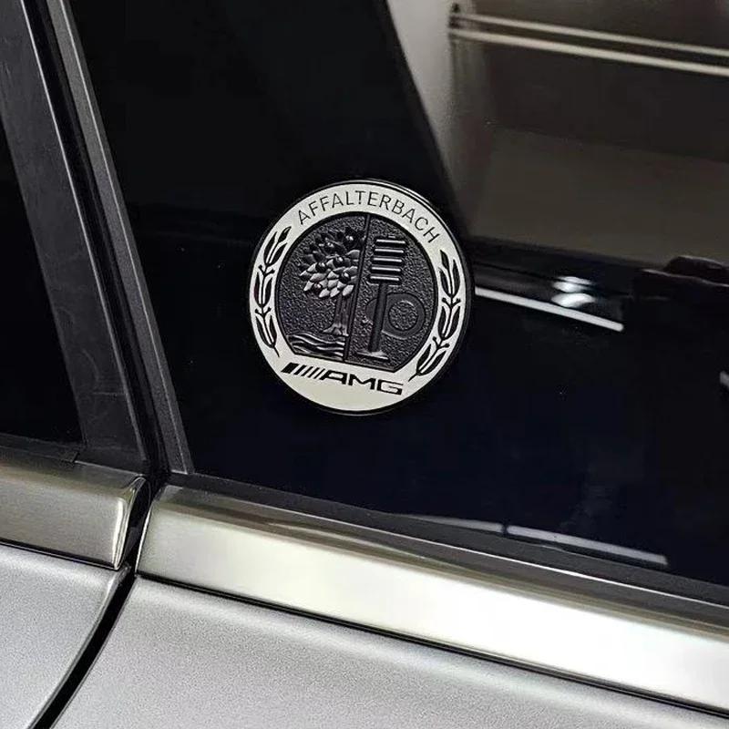 2025 Heißes Auto Tür Fenster Metall Auto Karosserie Abzeichen Heckklappen Emblem Aufkleber Für Mercedes Benz AMG W203 W206 W220 W205 W211 W212 W20