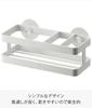 Yamazaki Sponge Bottle W18 X D8 X Tower 6771 & Holder, White, Approx. H6cm,