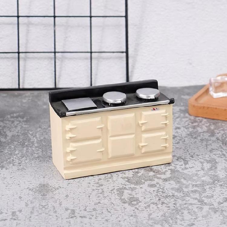Puppenhäuser Einrichtung Kochfeld Modell Lebensszene Set für Wohnzimmer Küchen Dekoration Schränke Bastel Miniatur Dekorationen