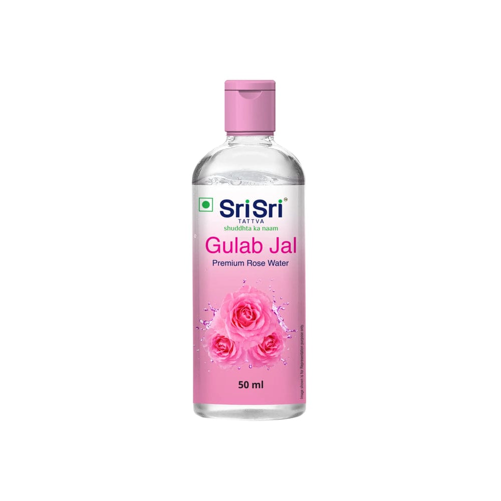 

New Gulab Jal - Розовая вода премиум-класса | Очищающее средство для лица | Бутылка с откидной крышкой | 50мл