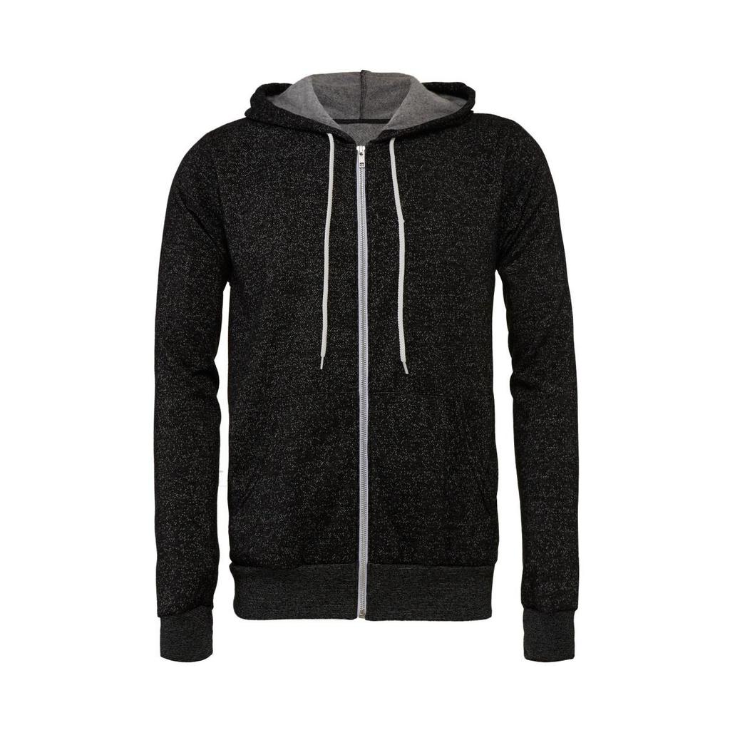 Canvas Unixex Zip-up Polycotton Fleece Hooded Sweatshirt / Hoodie