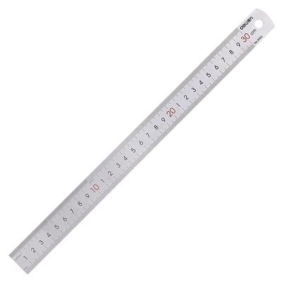 15cm/6 Inch 30cm/12 Inch Double Side Stainless Steel Straight Ruler Metric Rule Precision Measuring Tool School Office Supplies