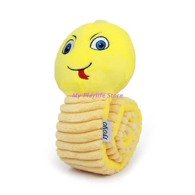 

Игрушки для собак Интерактивная плюшевая игрушка для щенков Змея-пищалка Жевательная игрушка Нюхательная игра Прятки для собак среднего размера Развивающие интеллект Игрушки для домашних животных жёлтый