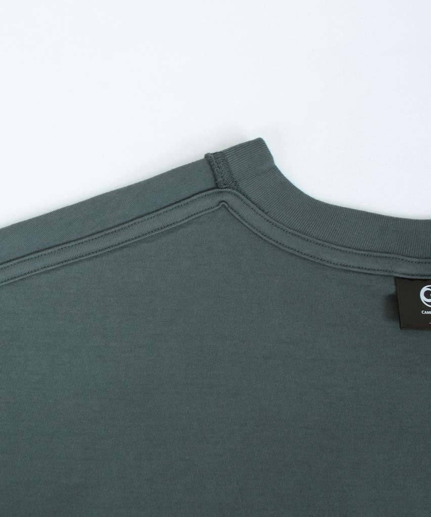 CAMEL WORK Park Short Sleeve T-Shirt (Deep Green)