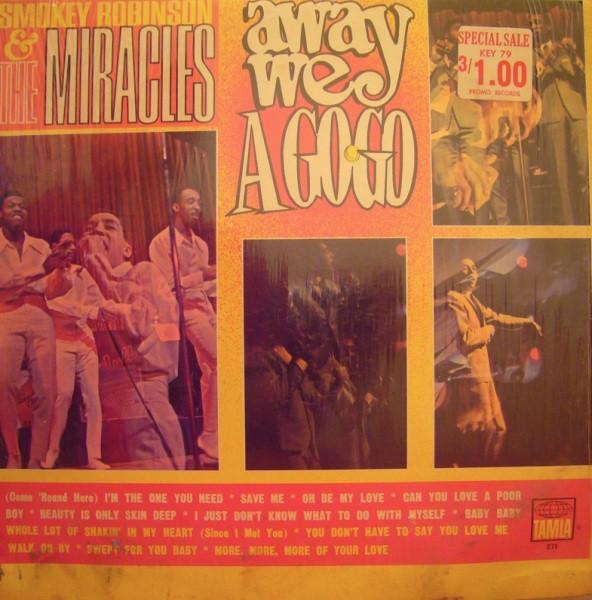 

LP Record MIRACLES - Away We A Go-Go T271 Tamla 1966 US Soul/Funk Used