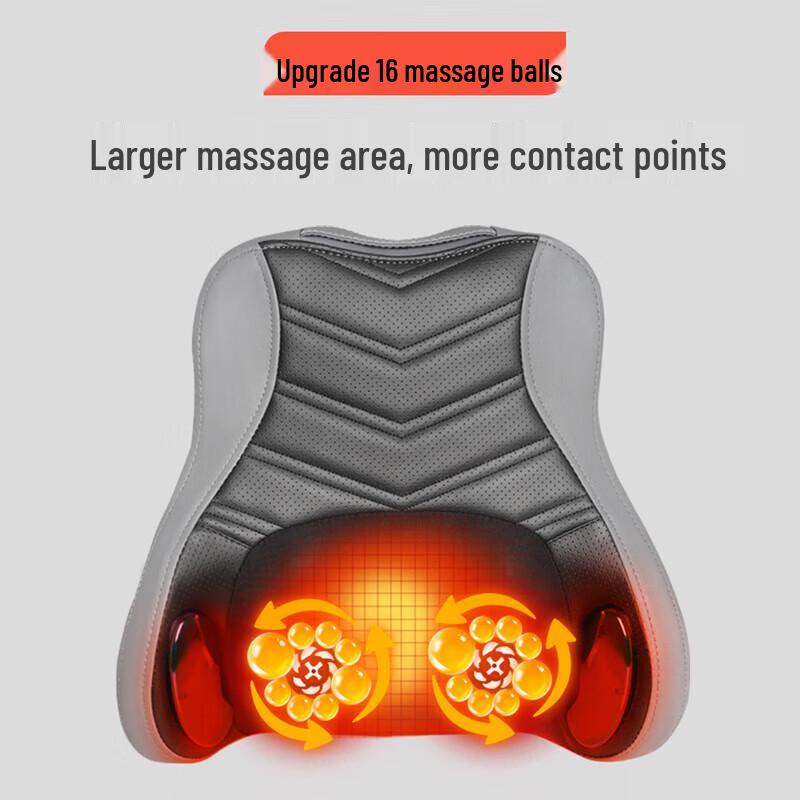 Aux 210 Full Body Back & Neck Massage Cushion CN plug (adapter included)