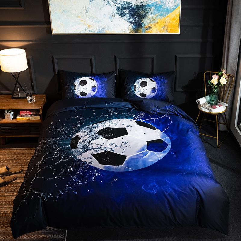 Home Textile Digital Printing Three-Piece Football Basketball Sports Bedding