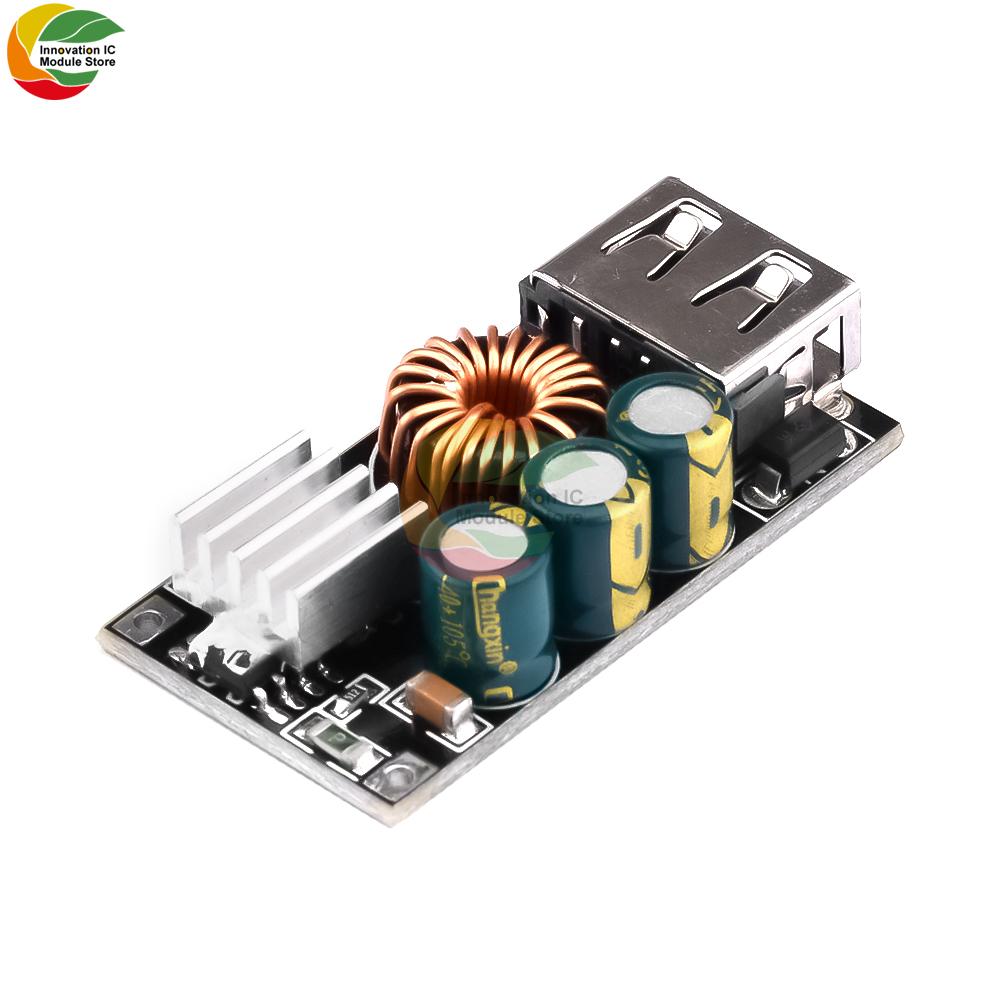 USB Buck Converter DC-DC Step Down Module DC10-30V To 5V QC 3.0 Charging Module Volt Transformer Board