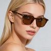 Small Square Frame Sunglasses Fashionable Personality Retro Sunglasses Men's Business Casual Sunglasses