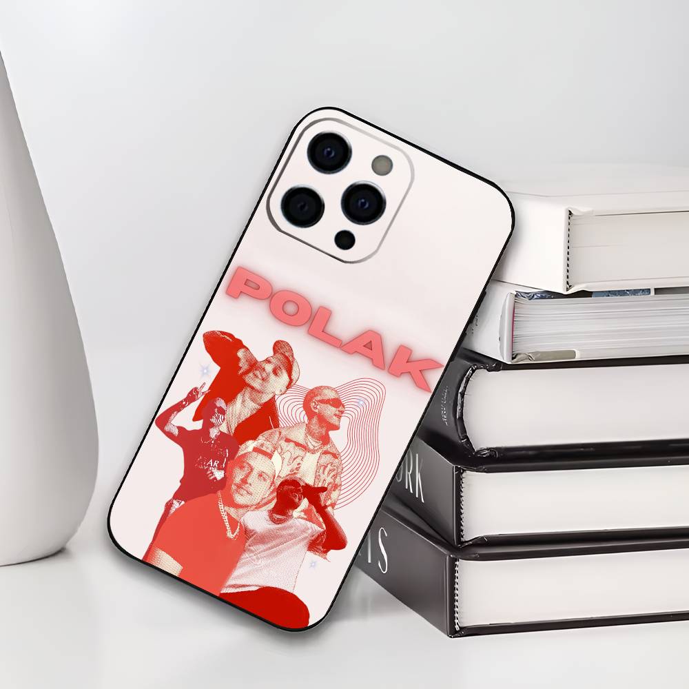 PLK French Rapper Phone Case For IPhone 17,16,15,14,13,12,11,Plus,Pro,Max,Plus,XS,soft Case Black Silicone