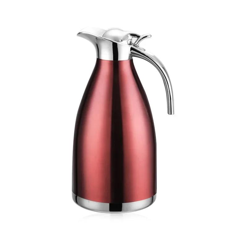 Double Layer Stainless Steel Thermos Bottle 1.5L 2L Large Home Bar Thermal Flask Kettle Tea Coffee Hot Water Jug Insulation Pot
