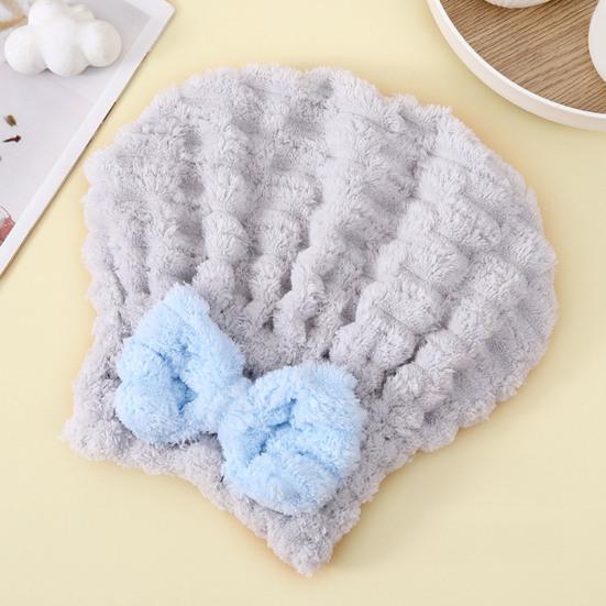 Czepek do suszenia włosów Chłonny ręcznik do włosów z kokardą Kontrola puszenia Szybkoschnący turban do owijania mokrych włosów dla kobiet Kąpiel Prysznic Spa