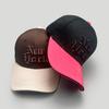 Hard Top Color Matching Letter Embroidery Baseball Cap Men'S And Women'S Sunshade Fashion Casual High Quality Versatile Cap