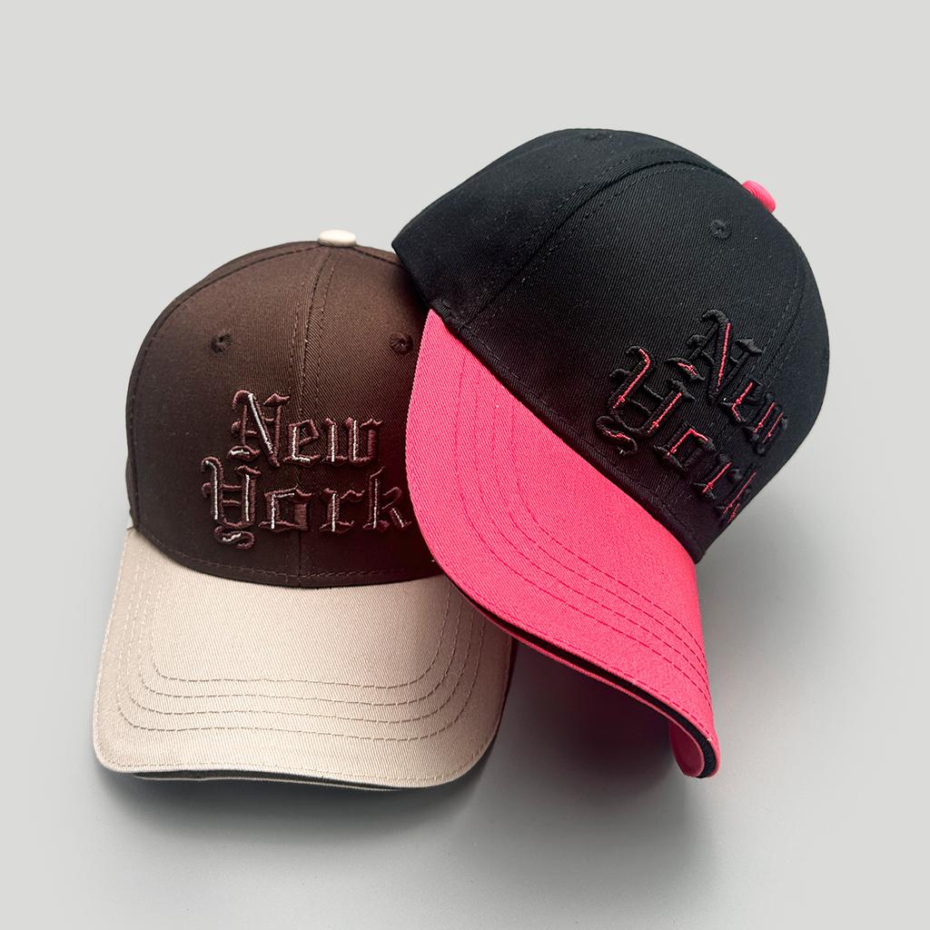 Hard Top Color Matching Letter Embroidery Baseball Cap Men'S And Women'S Sunshade Fashion Casual High Quality Versatile Cap