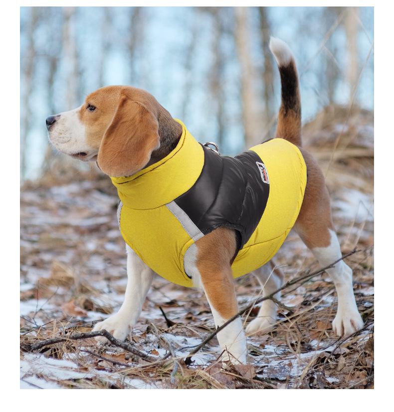 Winter Waterproof Reflective Puppy Vest - Warm & Thickened with Plus Velvet