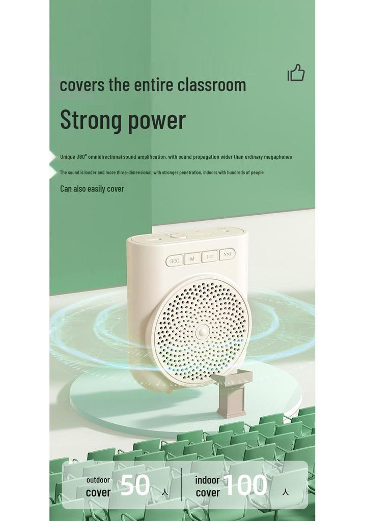 Little Bee Amplifier: Teacher's Headset Microphone for Classroom Lectures