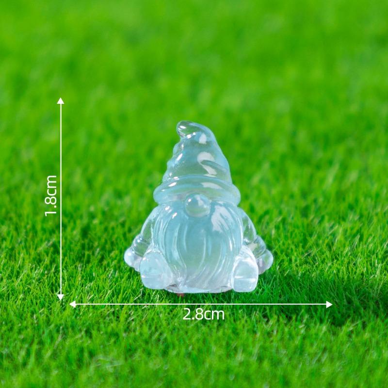 Glow-in-the-dark Dwarf Plush Toy Cute Particle Decorative Accessories Mini Christmas Micro-landscape Ornaments