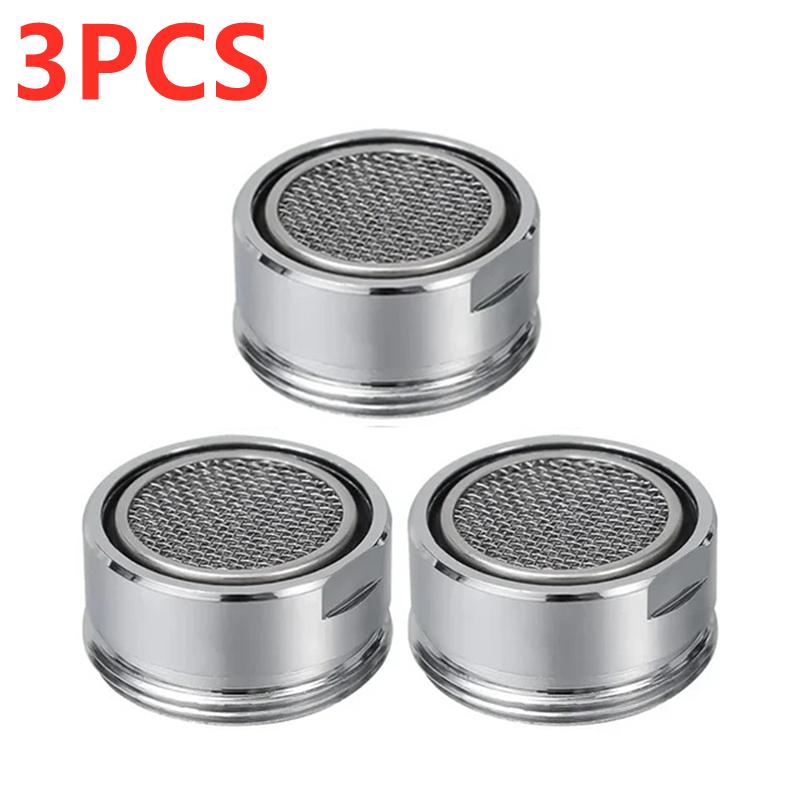 Messing Wassersparhahn Wasserhahn Strahlregler Auswechselbarer Filter Gemischte Düse 24mm Gewinde Badezimmerhahn Sprudler Hahn Ersatz