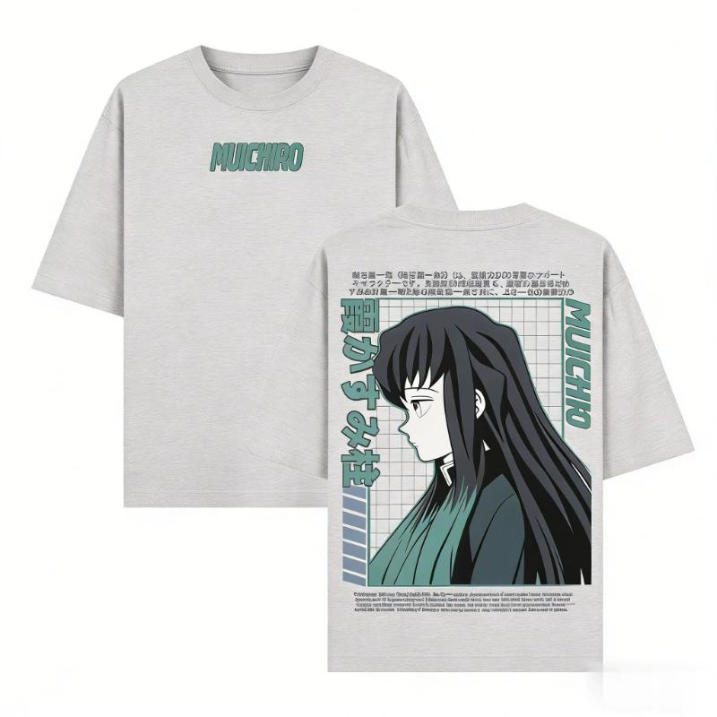 Demon Slayer Tokitou Muichirou Anime T Shirt Men Women Short Sleeve Tee Summer New Graphic Print Streetwear Casual Tops 2026 Y2k