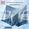 Miiow Men's 7A Antibacterial Ice Silk Mesh Quick-Dry Boxer Briefs 3-Pack