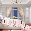 Set Of 2 Fruit Printed Curtains Polyester Material Suitable Bedroom Living Room Decoration Curtain For Made