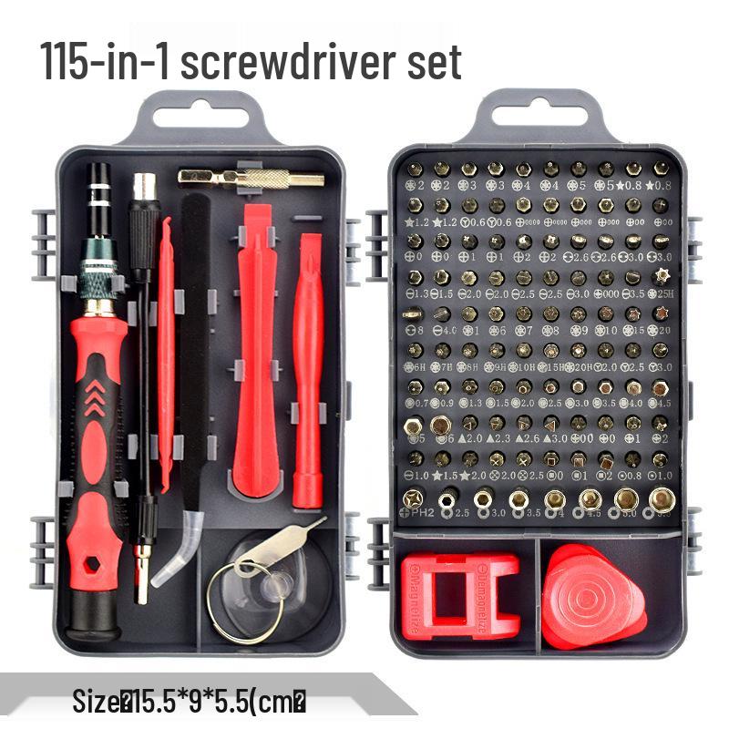 

115-in-1 Multifunctional Magnetic Screwdriver Set for Mobile Repair & Hardware