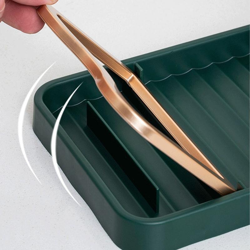 Lingură de odihnă cu capac de oală suport suport bucătărie blat organizator ustensile spatulă depozitare raft masă de sufragerie