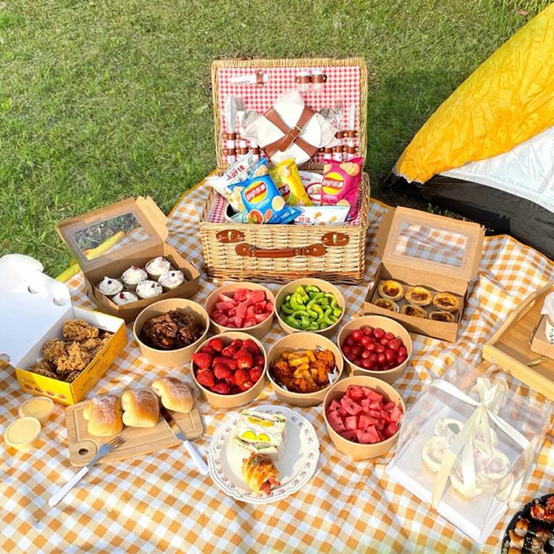 Eco-Friendly Oxford Cloth Outdoor Picnic and Camping Mat - Moisture-Proof and Safe