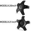 ALN1 4PCS Car Styling Wheel Center Hub Caps Tire Hubcaps Badge Valve Cap For Tesla Model X 20/22INCH OEM 1620238-00-A 1420238-00-A