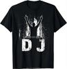 Maglietta per Appassionati di DJ Musica nel Cuore 2026 Nuova Maglietta in Cotone Maglietta Unisex in Cotone Magliette Unisex Estive Moda Streetwear Maglietta Hip Hop