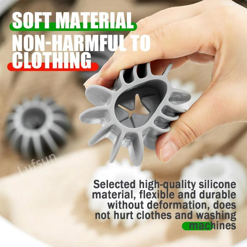 2/5/10/20PCS Laundry Ball Reusable Clothes Hair Cleaning Tool Pet Hair Remover Washing Machine Cat Hair Catcher Laundry Ball