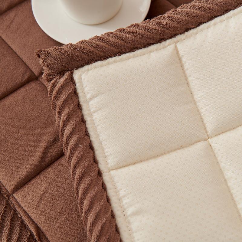 New Sofa Cushion Universal Non-Slip Plush Thickened Office Solid Wood Sofa Cover