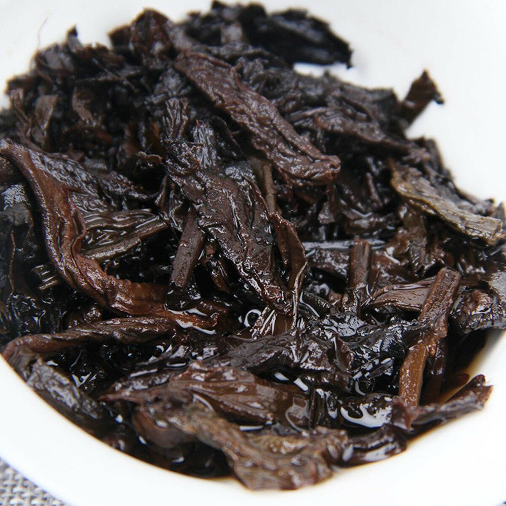 Black Tea Aged Puerh Tea Organic Ripe Puer Tea Dull-red Pu-erh Antique Tree 357g