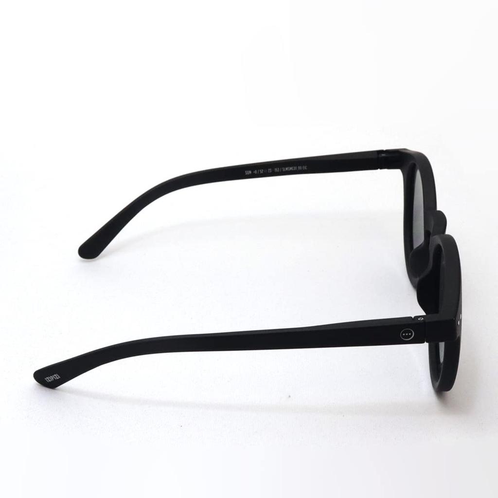 [IZIPIZI] Sunglasses #M Round (Black/Gray)
