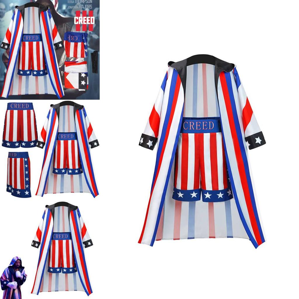 Adonis Creed Inspiriertes Kostümset für Halloween und Bühnenauftritte Hochwertiges Polyestermaterial