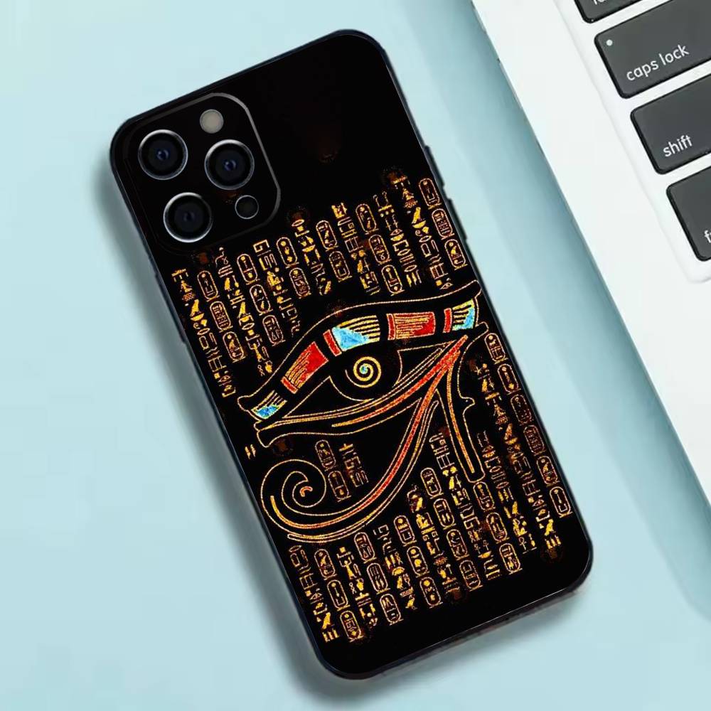 Egyptian Eye Of Horus Phone Case Silicone Soft For IPhone 17 16 15 14 13 12 11 X XR Plus Pro Max Plus